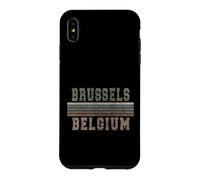 Retro Bruxelles Belgique Coque pour iPhone XS Max