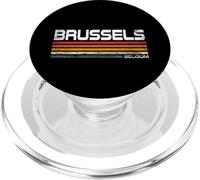 Retro Bruxelles Belgique Wear Belgique Capitale Bruxelles Vintage PopSockets PopGrip pour MagSafe