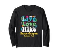 Retro Bryce Canyon National Park Utah Live Love Hike Hippie Manche Longue