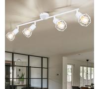 Rétro Cage Couvrir Lampe Spot Projecteur Pivotant Ess Chambre Dielen Lampe Blanc