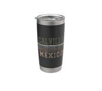 Rétro Calvillo Mexique Gobelet isotherme en acier inoxydable double paroi