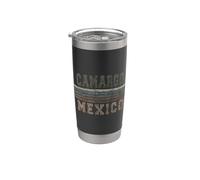 Retro Camargo, Mexique Gobelet isotherme en acier inoxydable double paroi