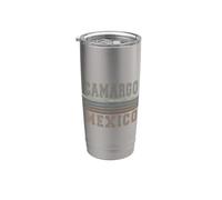 Retro Camargo, Mexique Gobelet isotherme en acier inoxydable double paroi