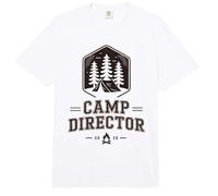 Retro Camp Director Directeur du Camping Vibes Staff Counselor Comfort Colors Adult Heavyweight T-Shirt