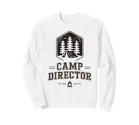 Retro Camp Director Directeur du Camping Vibes Staff Counselor Sweatshirt