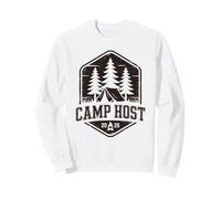 Rétro Camp Host Cousin Grandpa Camping Director Vibes Staff Sweatshirt