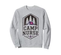 Retro Camp Infirmière infirmière école infirmière extérieur équipe conseiller Sweatshirt