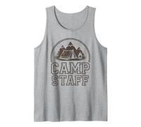 Retro Camp Personnel Directeur Camping Host Counselor Crew Débardeur