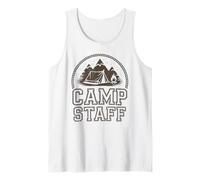 Retro Camp Personnel Directeur Camping Host Counselor Crew Débardeur