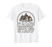 Retro Camp Personnel Directeur Camping Host Counselor Crew T-Shirt