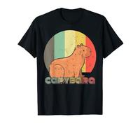 Rétro Capybara Rongeur Animaux Capybara Amateur T-Shirt