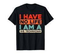 Retro Cartographie Analyse Spatiale - Vintage Technicien Sig T-Shirt