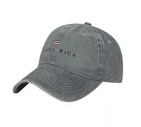 Retro Casquette de Baseball Drapeau du Costa Rica, Unisexe Ajustable Casquettes Patriotique Classique Trucker Cap Hat pour Sport Hip Pop Golf Voyages