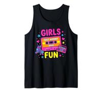 Rétro Cassette et Roller Girls Just Wanna Have Fun Débardeur