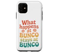 Rétro : ce Qui se Passe chez Bunco Reste chez Bunco Coque pour iPhone 11