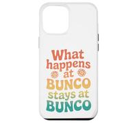 Rétro : ce Qui se Passe chez Bunco Reste chez Bunco Coque pour iPhone 12 Pro Max