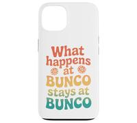 Rétro : ce Qui se Passe chez Bunco Reste chez Bunco Coque pour iPhone 13