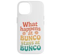 Rétro : ce Qui se Passe chez Bunco Reste chez Bunco Coque pour iPhone 14