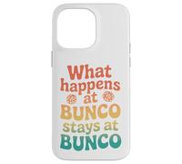 Rétro : ce Qui se Passe chez Bunco Reste chez Bunco Coque pour iPhone 14 Pro Max