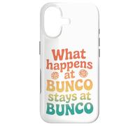 Rétro : ce Qui se Passe chez Bunco Reste chez Bunco Coque pour iPhone 17