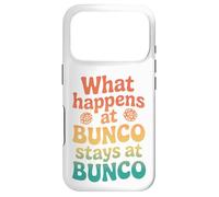 Rétro : ce Qui se Passe chez Bunco Reste chez Bunco Coque pour iPhone 17 Pro