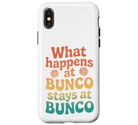 Rétro : ce Qui se Passe chez Bunco Reste chez Bunco Coque pour iPhone X/XS
