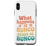 Rétro : ce Qui se Passe chez Bunco Reste chez Bunco Coque pour iPhone XS Max