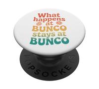 Rétro : ce Qui se Passe chez Bunco Reste chez Bunco PopSockets PopGrip Adhésif