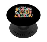 Rétro C'est Une Belle journée pour Combattre la Journée des survivants du Cancer PopSockets PopGrip Adhésif
