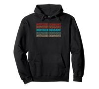 Retro Charcutier Équipe Charcuterie - Vintage Boucher Sweat à Capuche