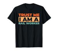Retro Cheminot Ferroviaire Transport Train Vintage Cheminot T-Shirt