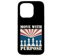 Retro Chess Art for Men Women Kids Chess Player Chess Lover Coque pour iPhone 15 Pro