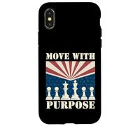 Retro Chess Art for Men Women Kids Chess Player Chess Lover Coque pour iPhone X/XS