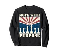 Retro Chess Art for Men Women Kids Chess Player Chess Lover Sweatshirt