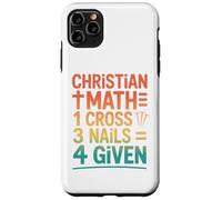 Rétro Chrétienne Math Une Croix Trois Ongles Quatre Donnés Coque pour iPhone 11 Pro Max