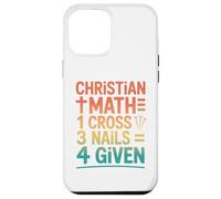 Rétro Chrétienne Math Une Croix Trois Ongles Quatre Donnés Coque pour iPhone 12 Pro Max
