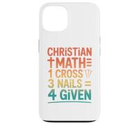 Rétro Chrétienne Math Une Croix Trois Ongles Quatre Donnés Coque pour iPhone 13