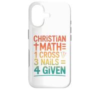 Rétro Chrétienne Math Une Croix Trois Ongles Quatre Donnés Coque pour iPhone 17