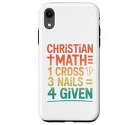 Rétro Chrétienne Math Une Croix Trois Ongles Quatre Donnés Coque pour iPhone XR