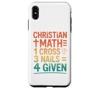 Rétro Chrétienne Math Une Croix Trois Ongles Quatre Donnés Coque pour iPhone XS Max