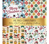 Retro Christmas 1950's Mid Century Holiday Patterns: Spark Your Creativity With Our Beautiful Craft Papers For Card Making, Junk Journals, Cut Out Collage & Home Decor