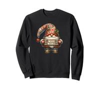 Retro Christmas GNOME for Women and Men with Warm Wishes Sweatshirt