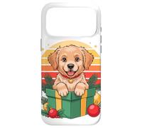Retro Christmas Golden Retriever X-Mas Ornaments GR Goldie Coque pour iPhone 17 Pro Max