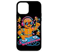 Retro Christmas House Music Santa DJ Techno Rave EDM Xmas Coque pour iPhone 12 Mini