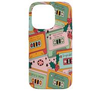 Retro Christmas Tapes Mixtapes Radio Music Lover 80s Coque pour iPhone 14 Pro