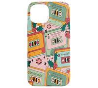Retro Christmas Tapes Mixtapes Radio Music Lover 80s Coque pour iPhone 15