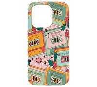 Retro Christmas Tapes Mixtapes Radio Music Lover 80s Coque pour iPhone 15 Pro