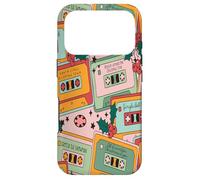 Retro Christmas Tapes Mixtapes Radio Music Lover 80s Coque pour iPhone 17 Pro