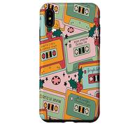 Retro Christmas Tapes Mixtapes Radio Music Lover 80s Coque pour iPhone XS Max