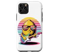 Rétro Citron Guitariste Citrons Guitare Coque pour iPhone 11 Pro